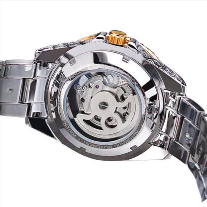 Celestial Automatic Skeleton Watch Stainless Steel