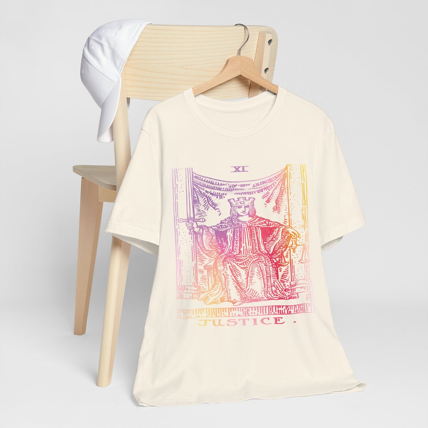 Justice Tarot Card T-Shirt