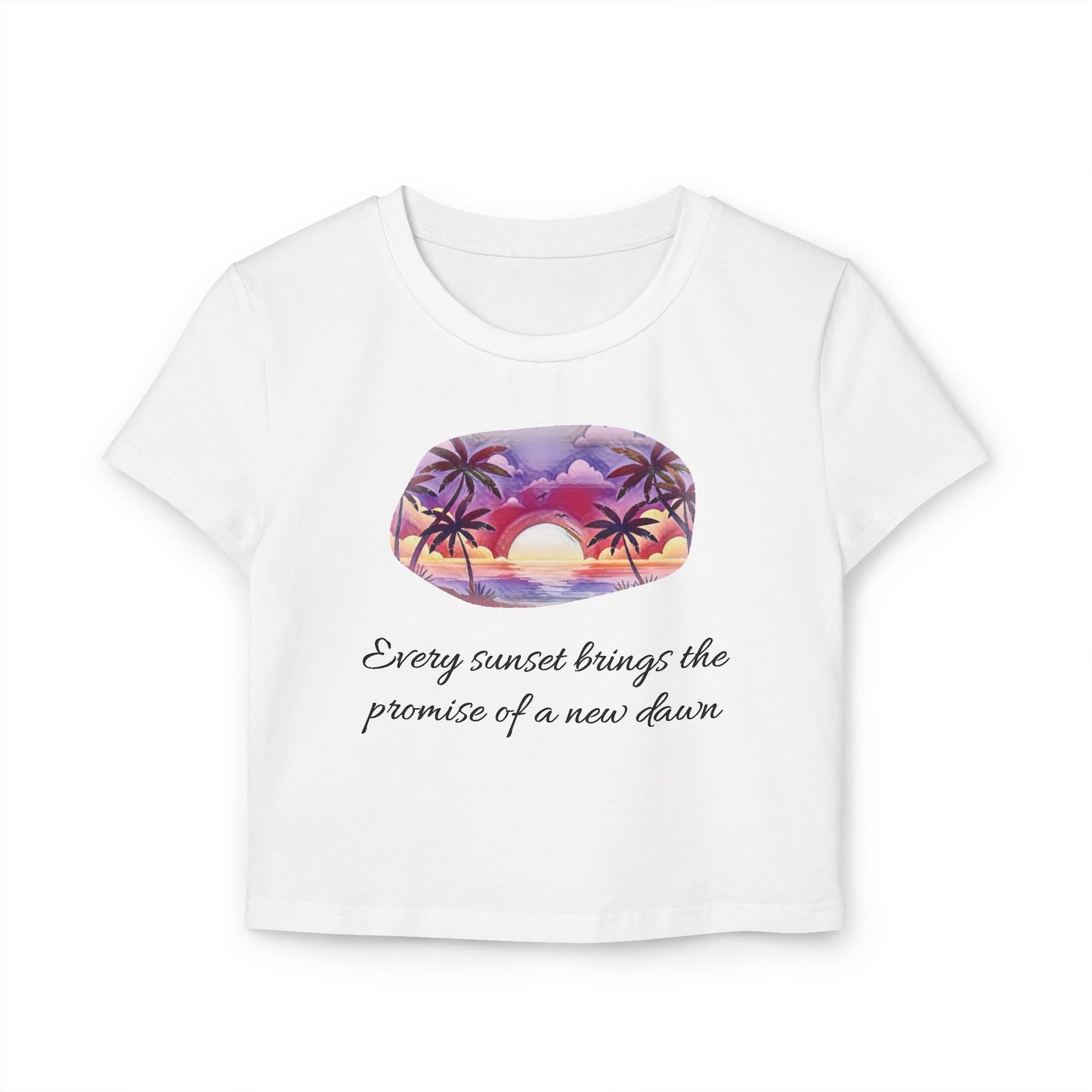 Sunset Quote Baby Tee