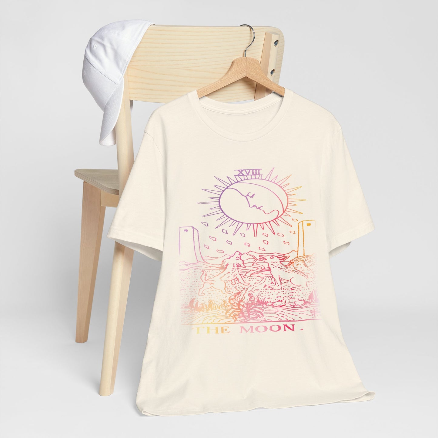 The Moon Tarot Card T-Shirt