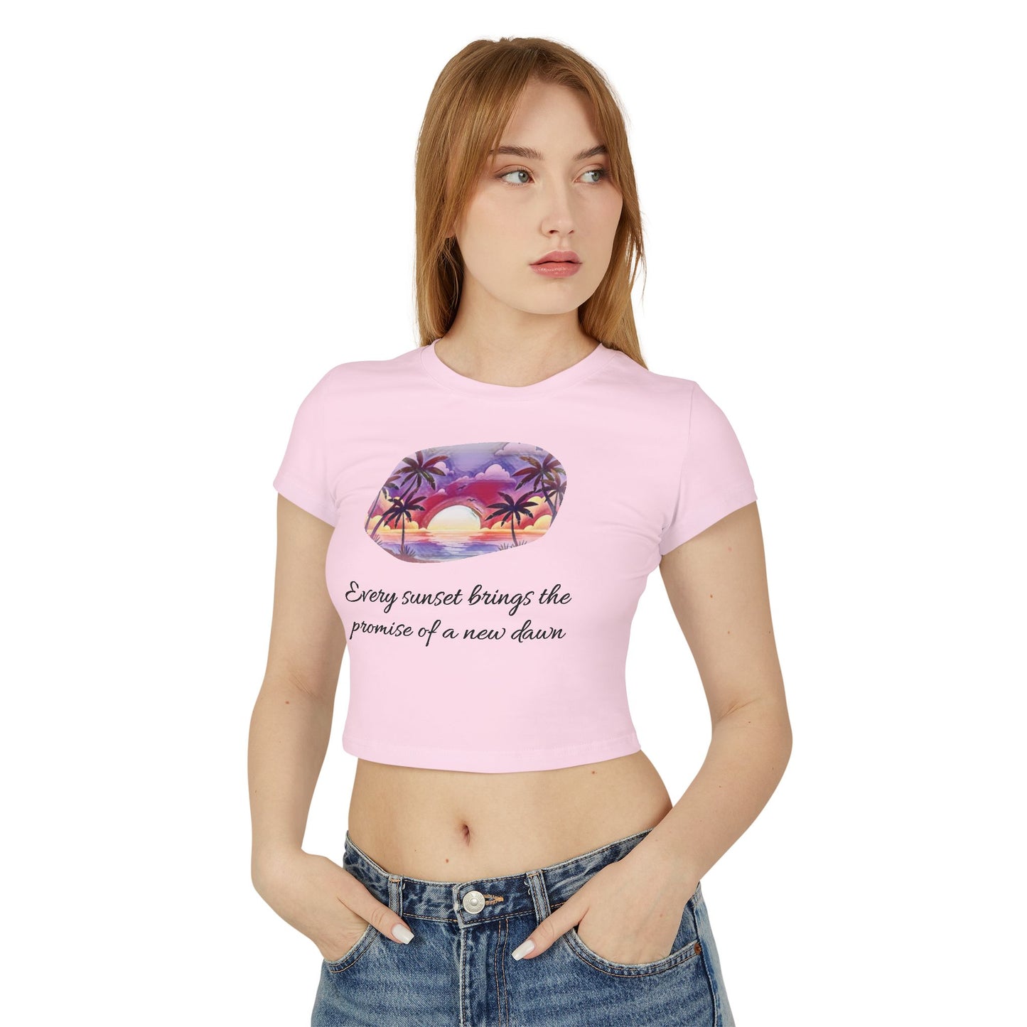 Sunset Quote Baby Tee