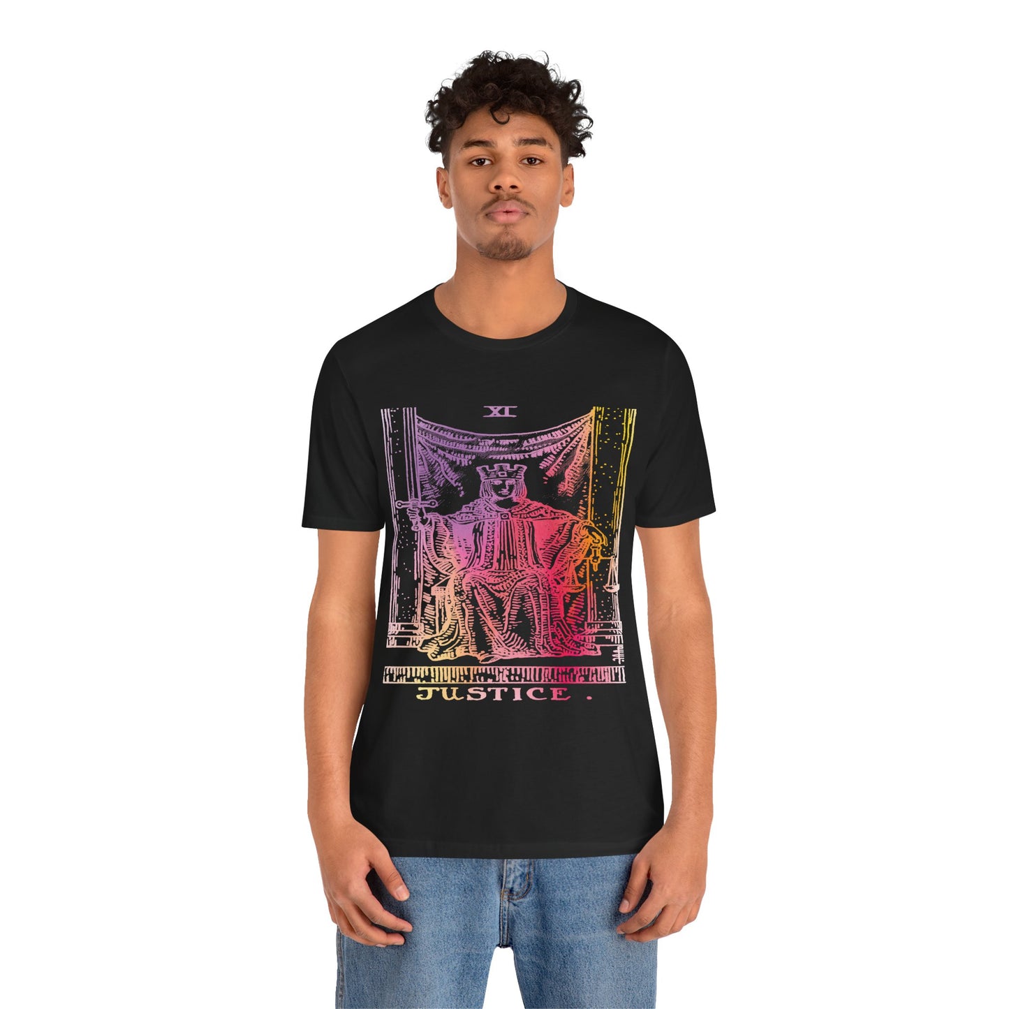 Justice Tarot Card T-Shirt