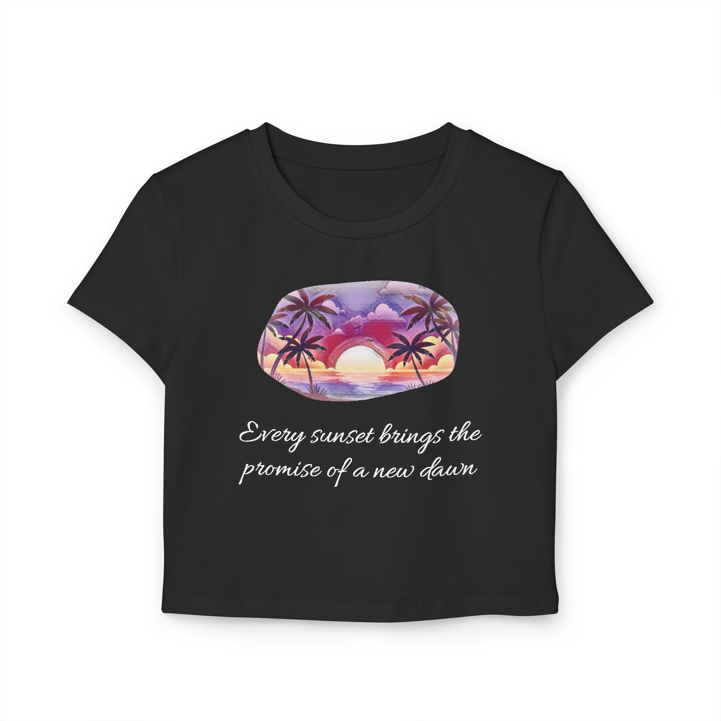 Sunset Quote Baby Tee