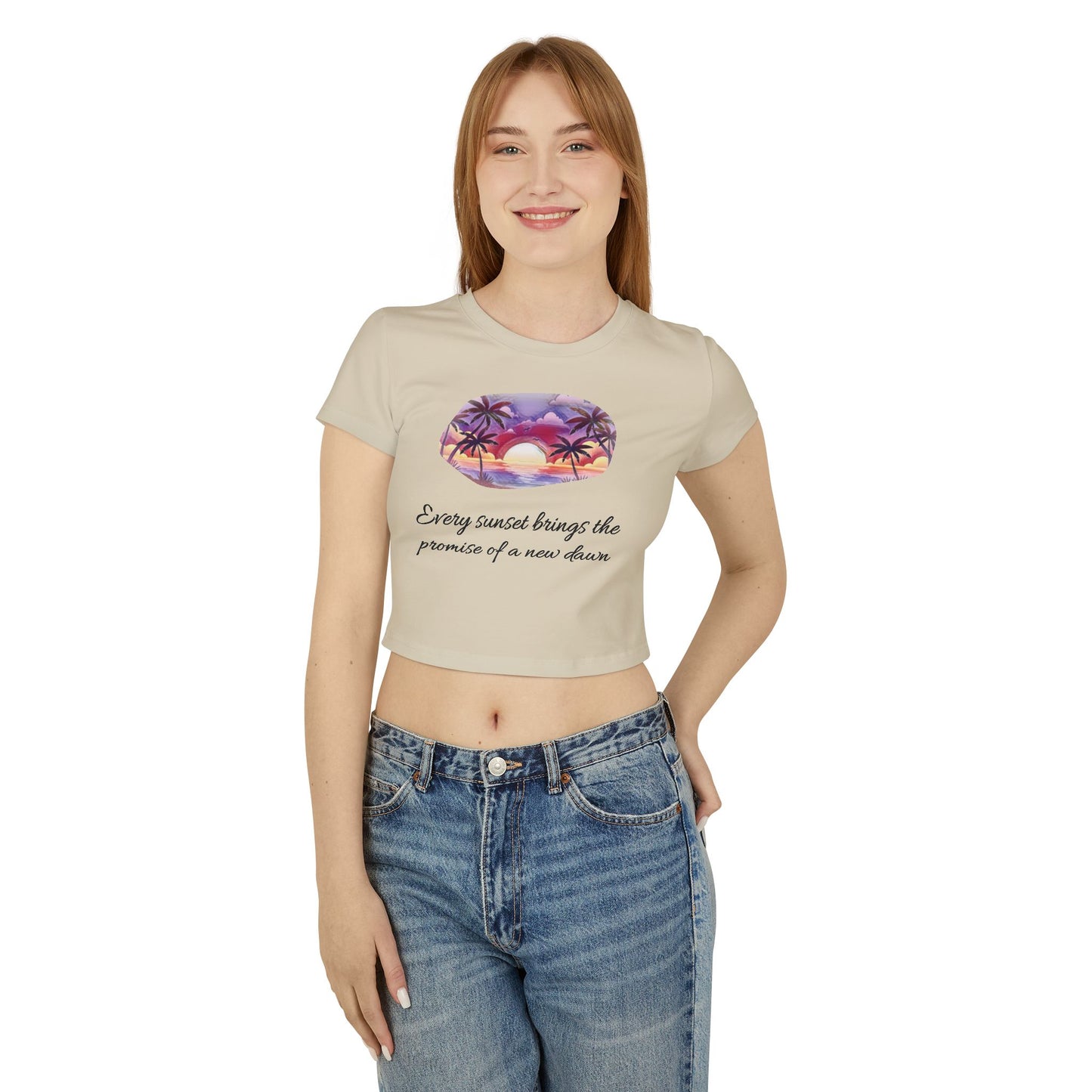 Sunset Quote Baby Tee