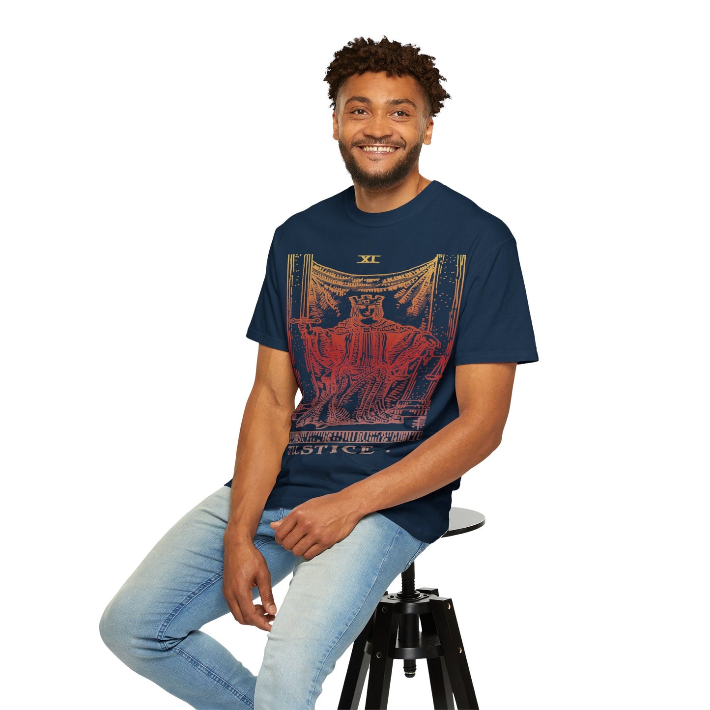 Justice Tarot Card T-Shirt