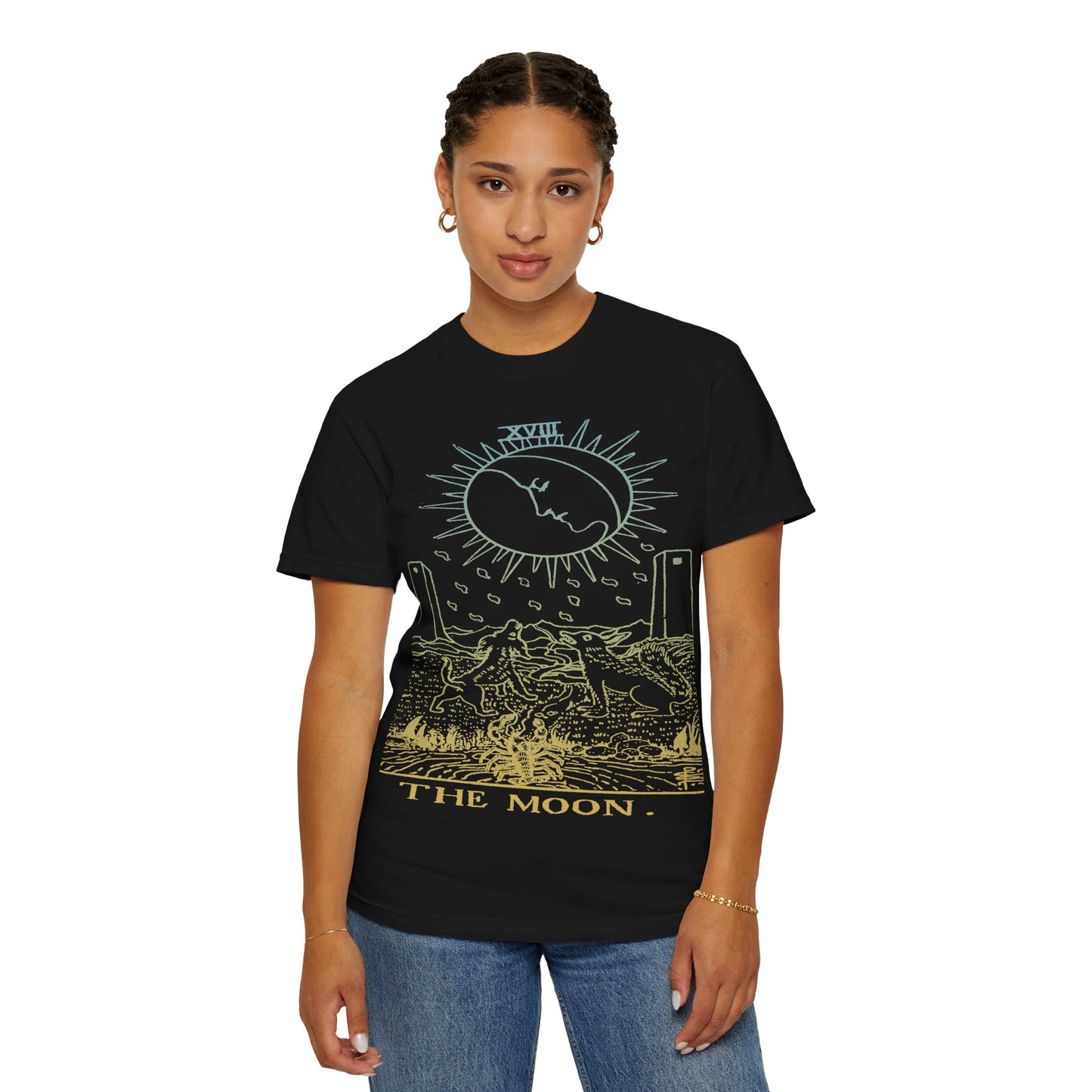 The Moon Tarot Card T-Shirt