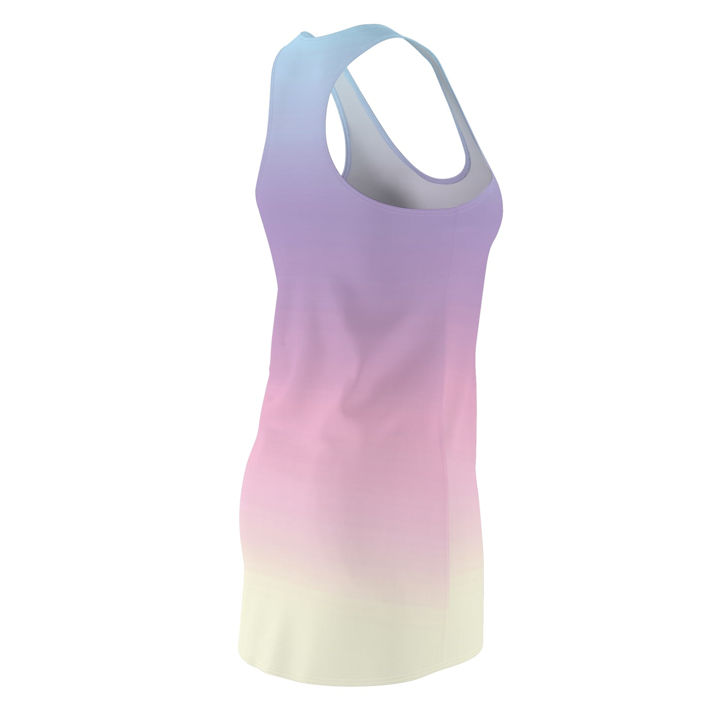 Soft Color Sunset Ombre Racerback Dress