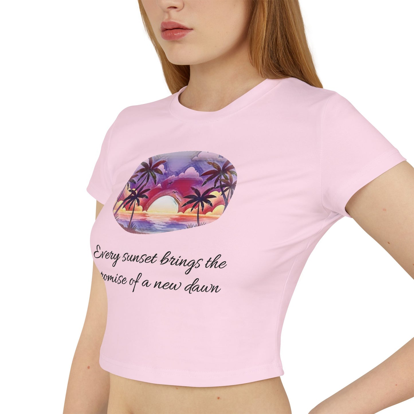 Sunset Quote Baby Tee