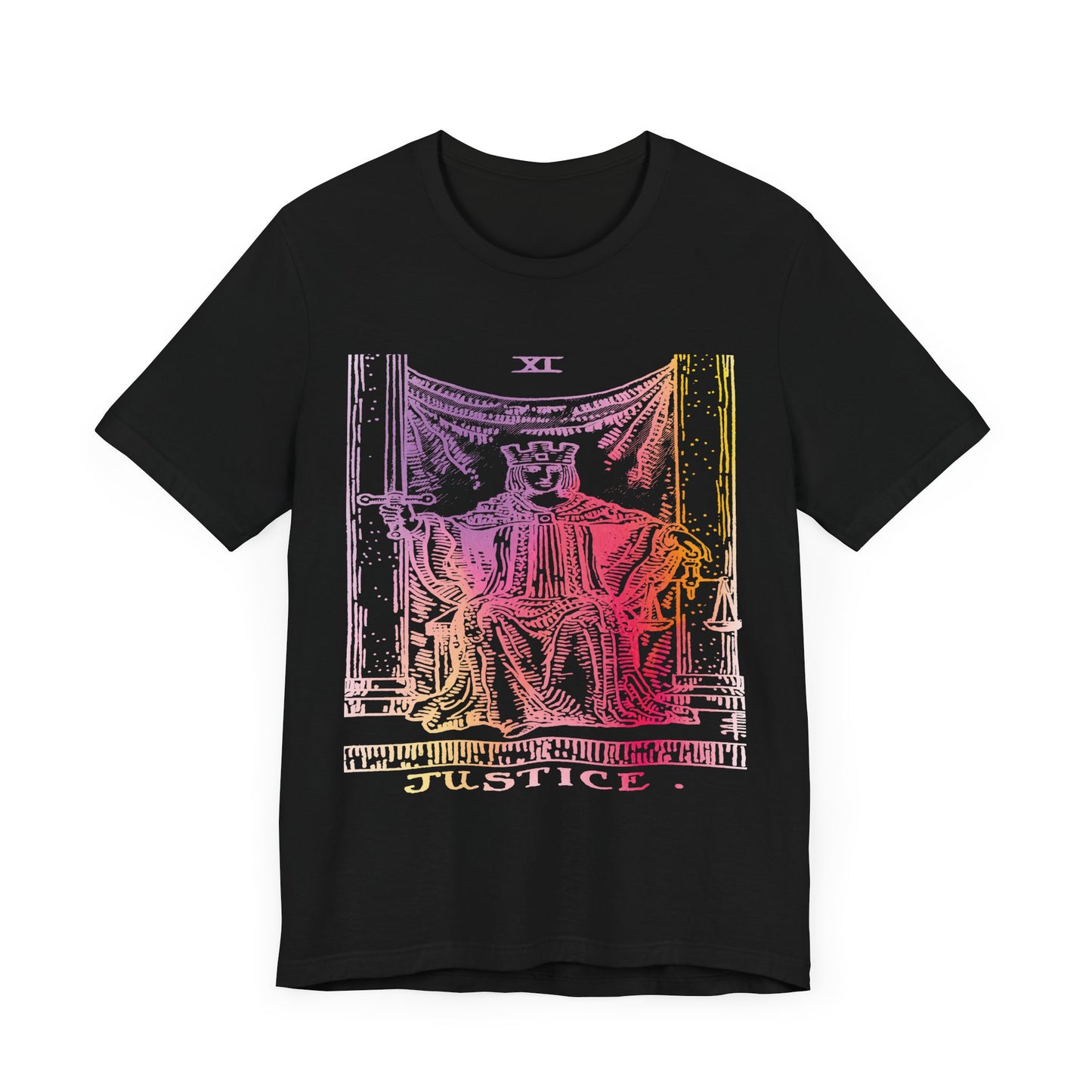 Justice Tarot Card T-Shirt