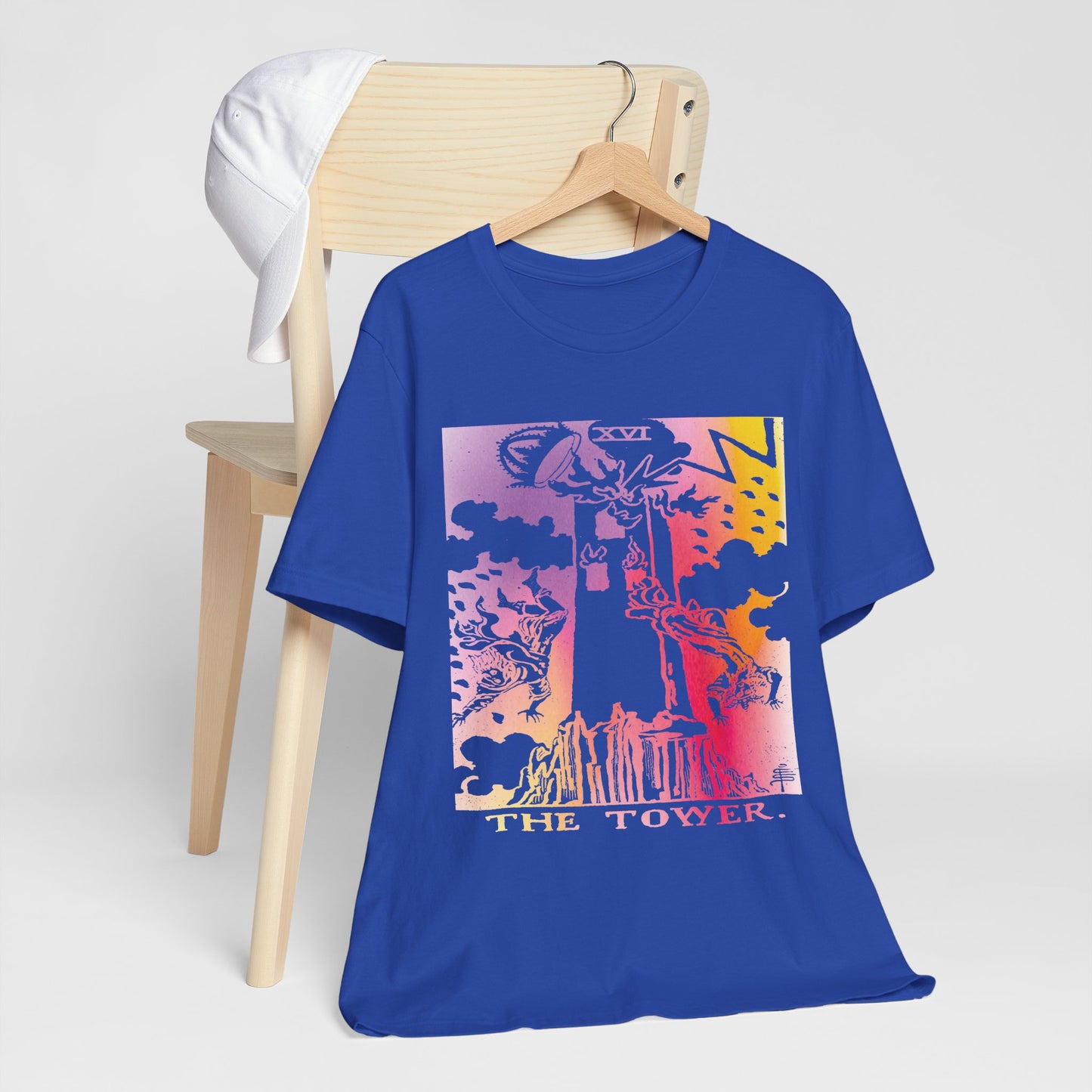 The Tower Tarot Card T-Shirt