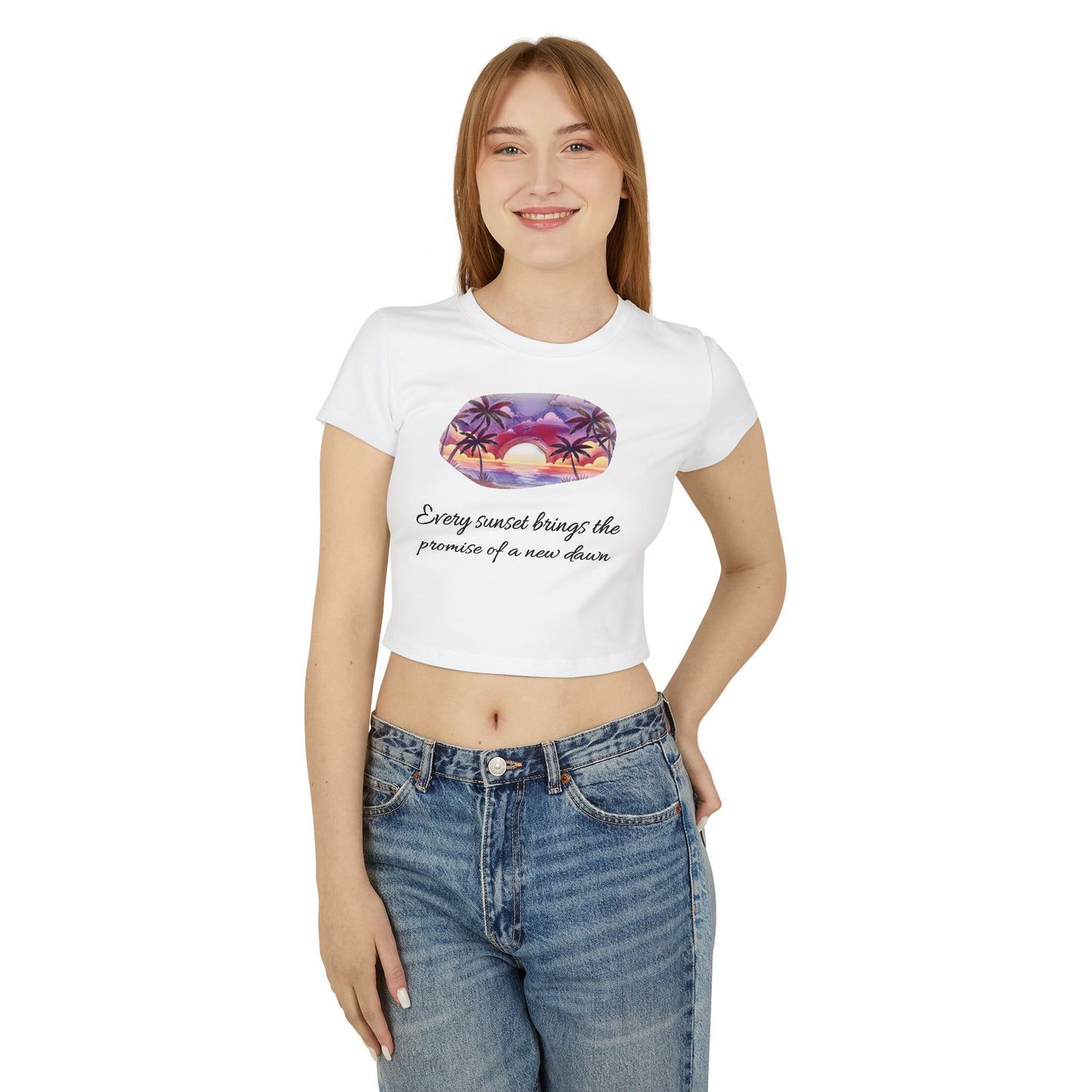 Sunset Quote Baby Tee