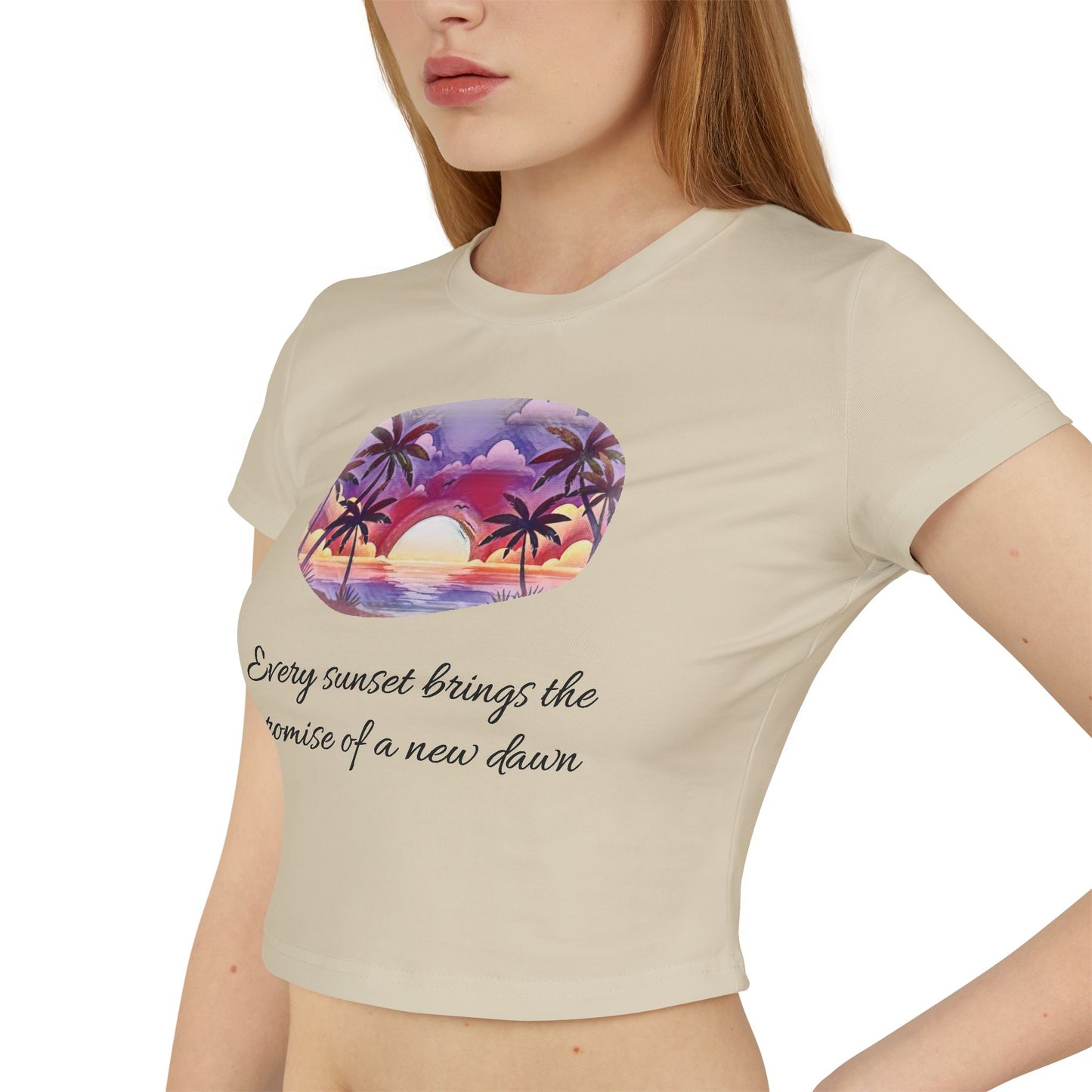 Sunset Quote Baby Tee