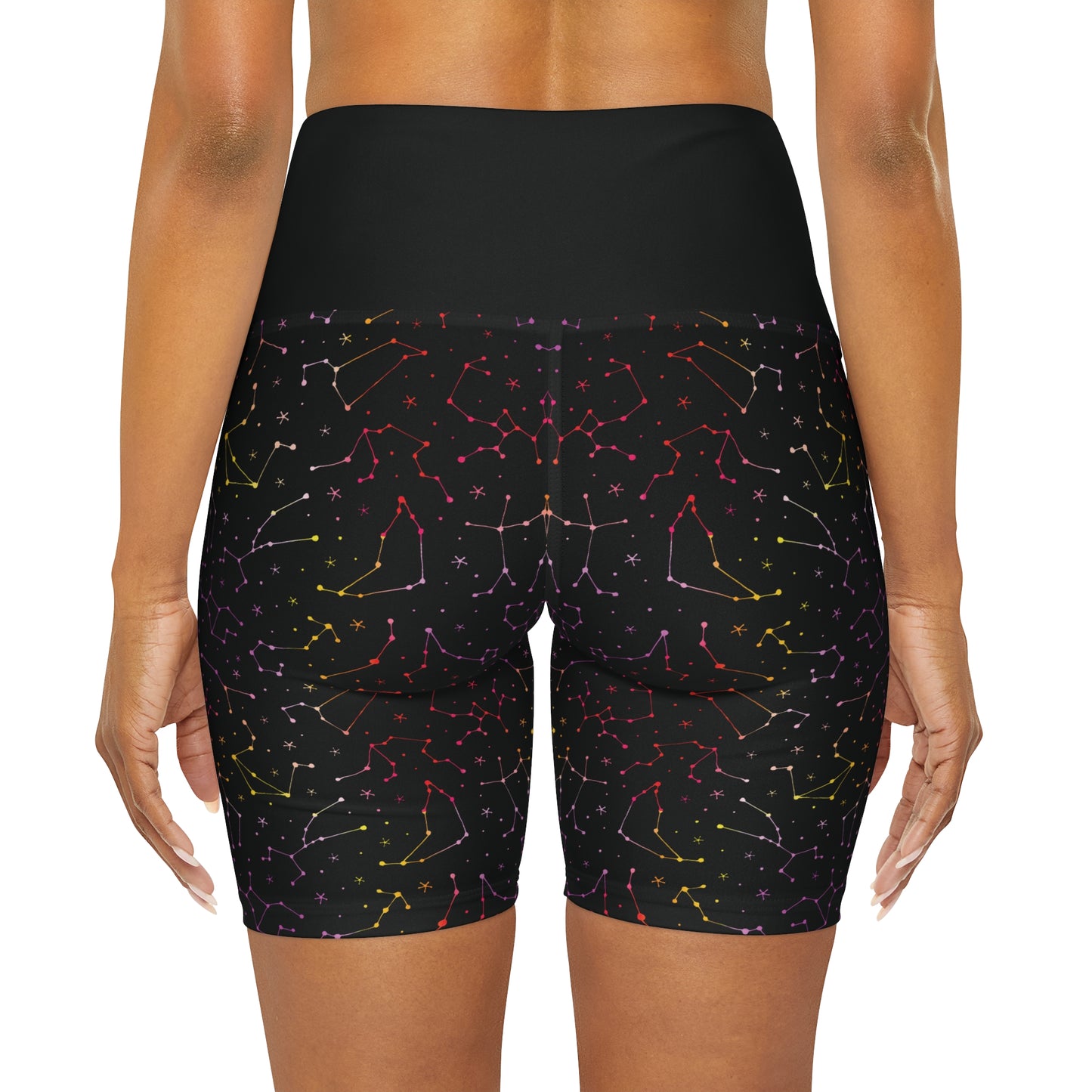 Zodiac High Waisted Yoga Shorts