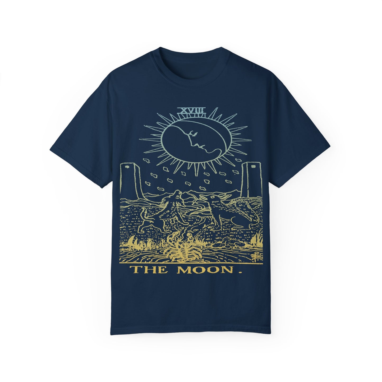 The Moon Tarot Card T-Shirt