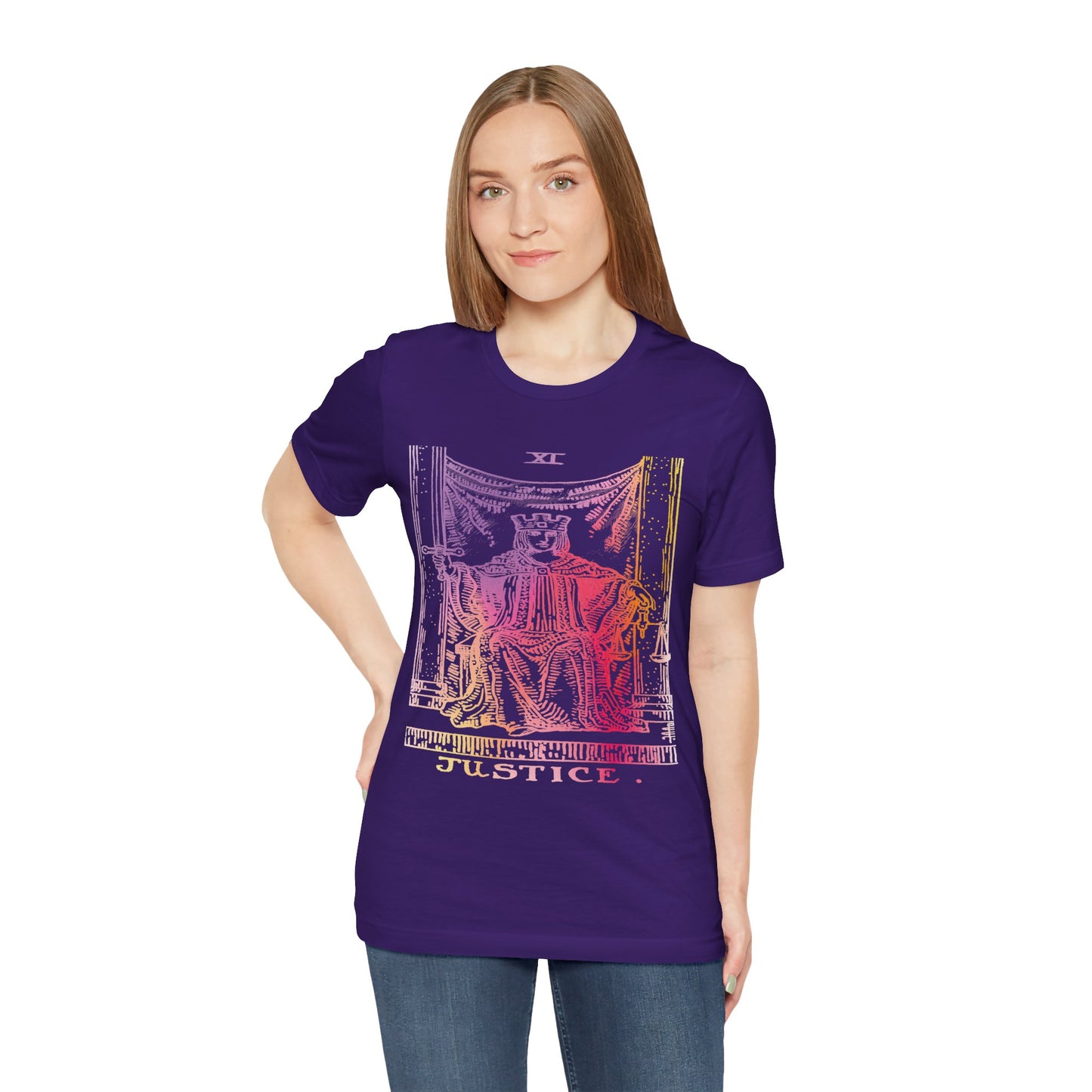 Justice Tarot Card T-Shirt