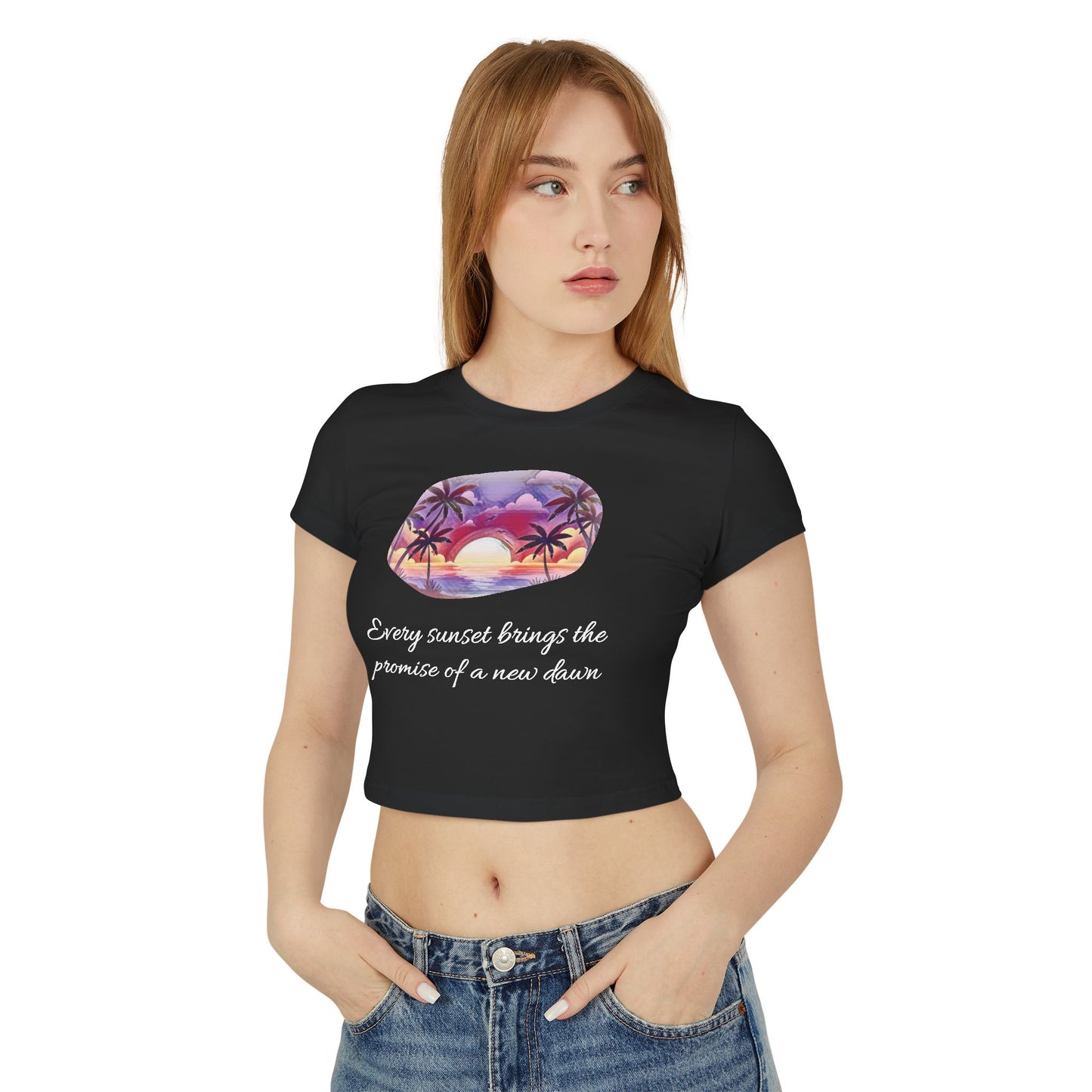 Sunset Quote Baby Tee