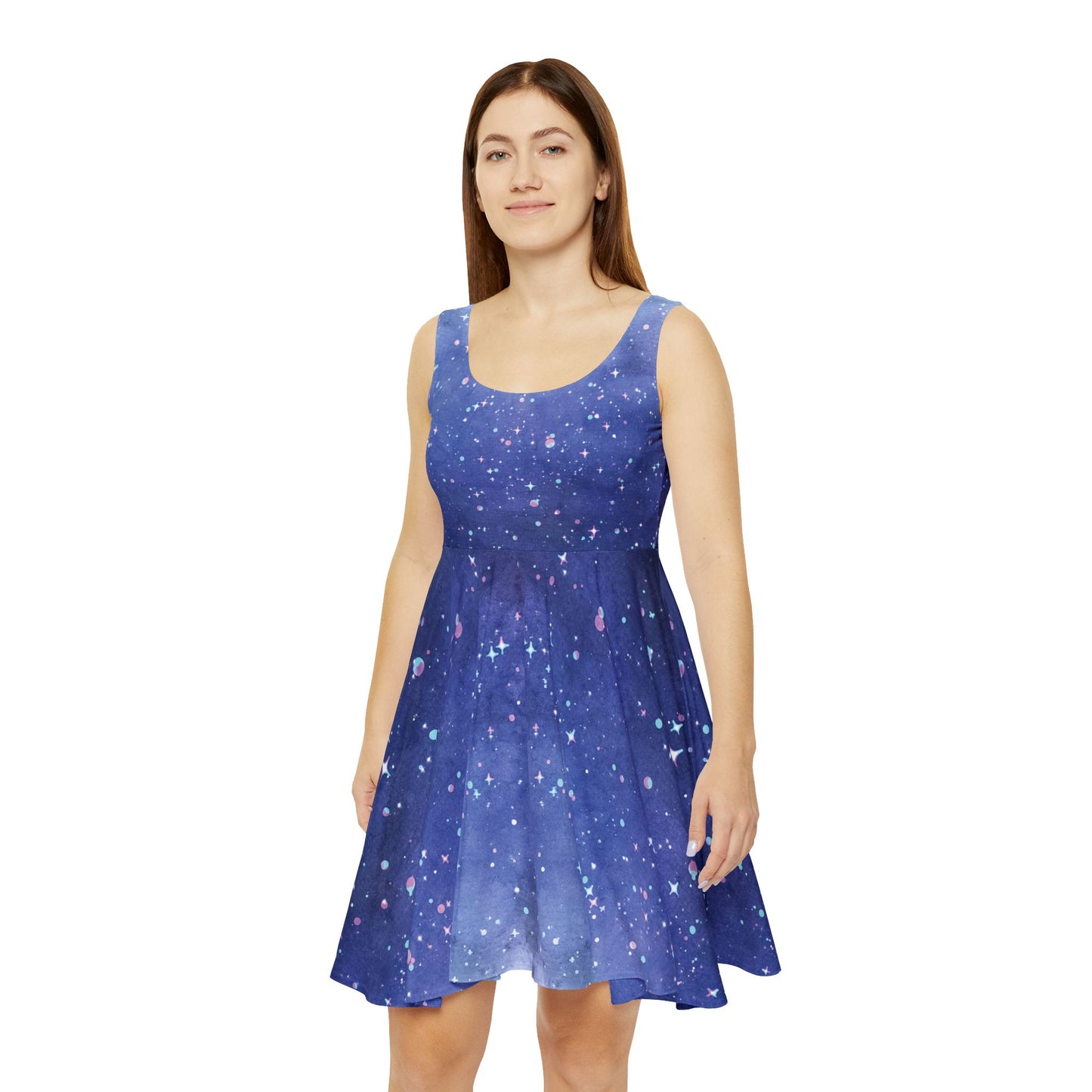 Starry Night Sky Skater Dress