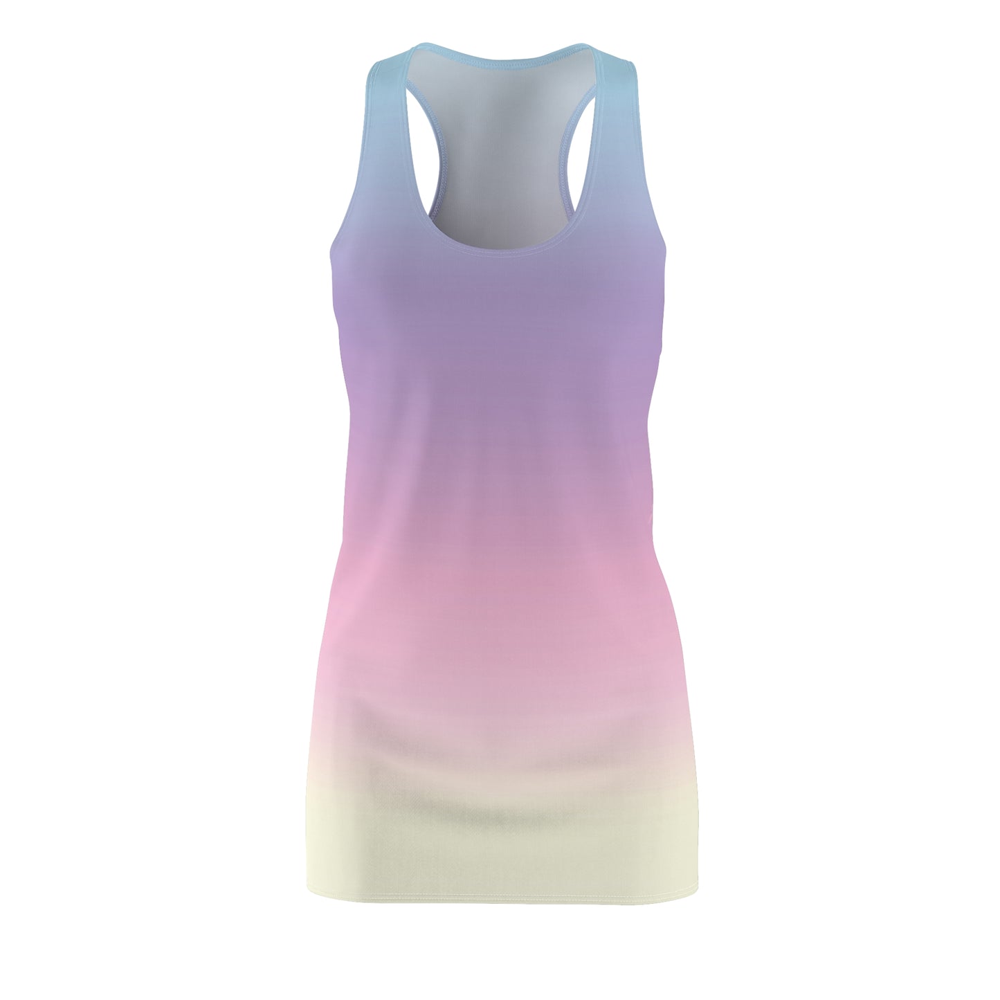 Soft Color Sunset Ombre Racerback Dress