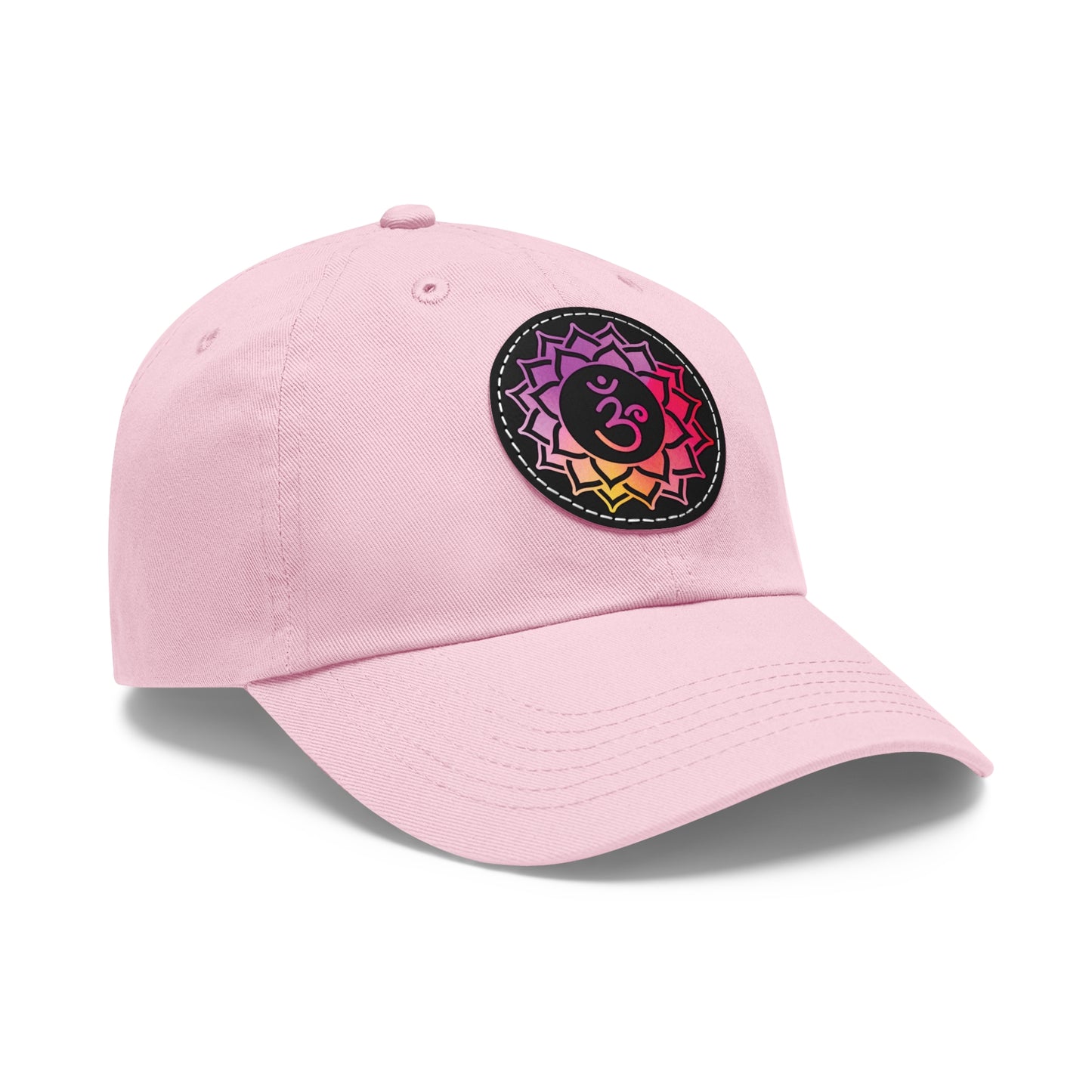 Crown Chakra Cap with Leather Patch