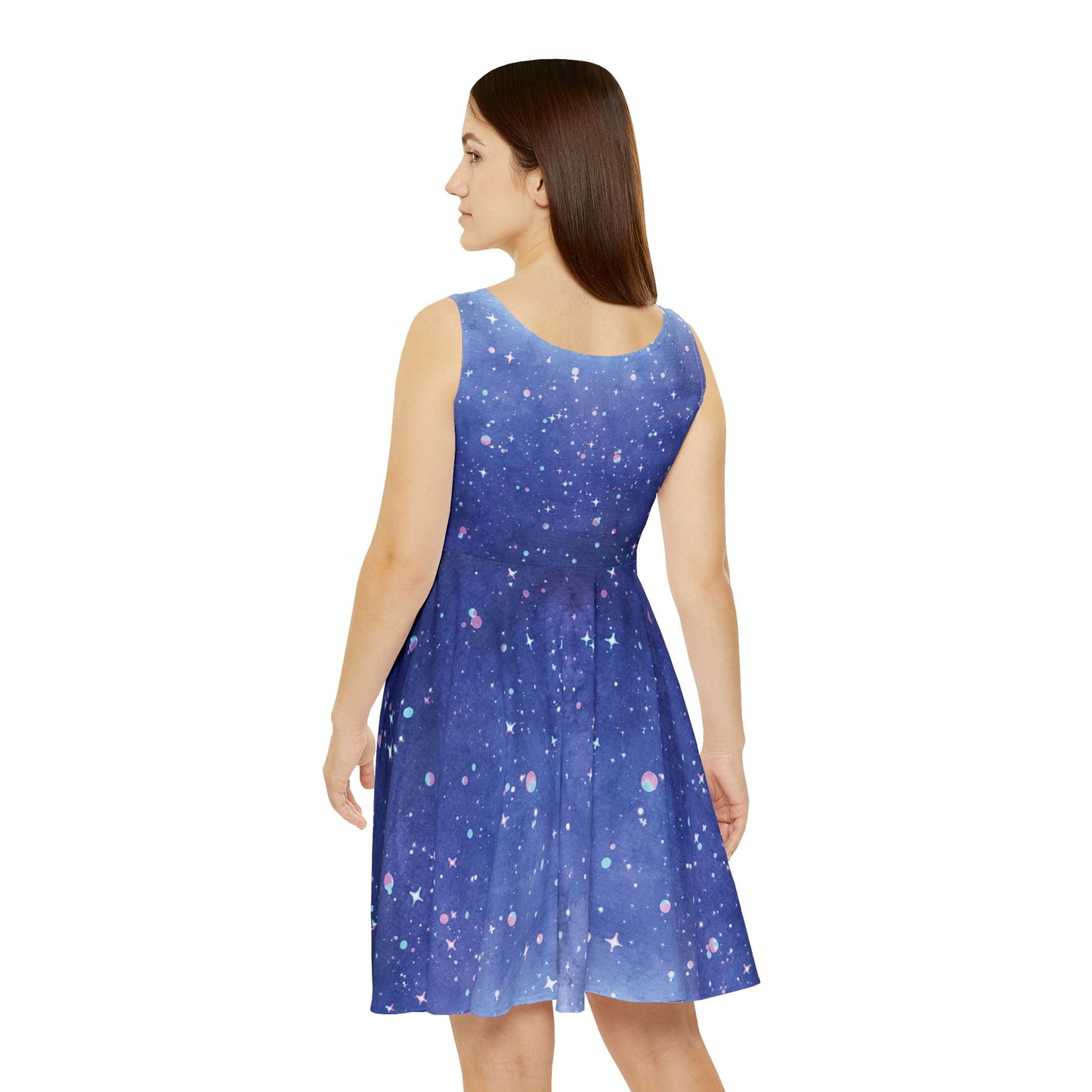 Starry Night Sky Skater Dress