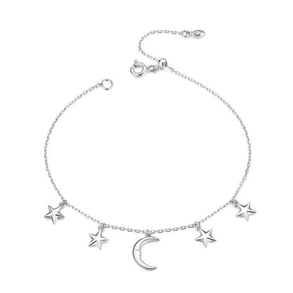 Celestial Charm Bracelet Sterling Silver