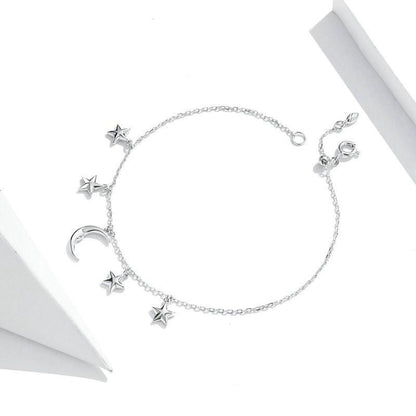 Celestial Charm Bracelet Sterling Silver