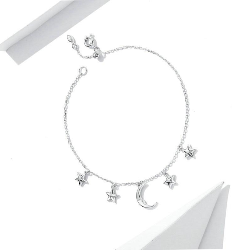 Celestial Charm Bracelet Sterling Silver