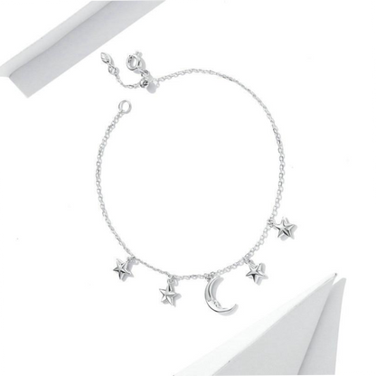 Celestial Charm Bracelet Sterling Silver