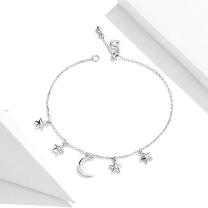 Celestial Charm Bracelet Sterling Silver