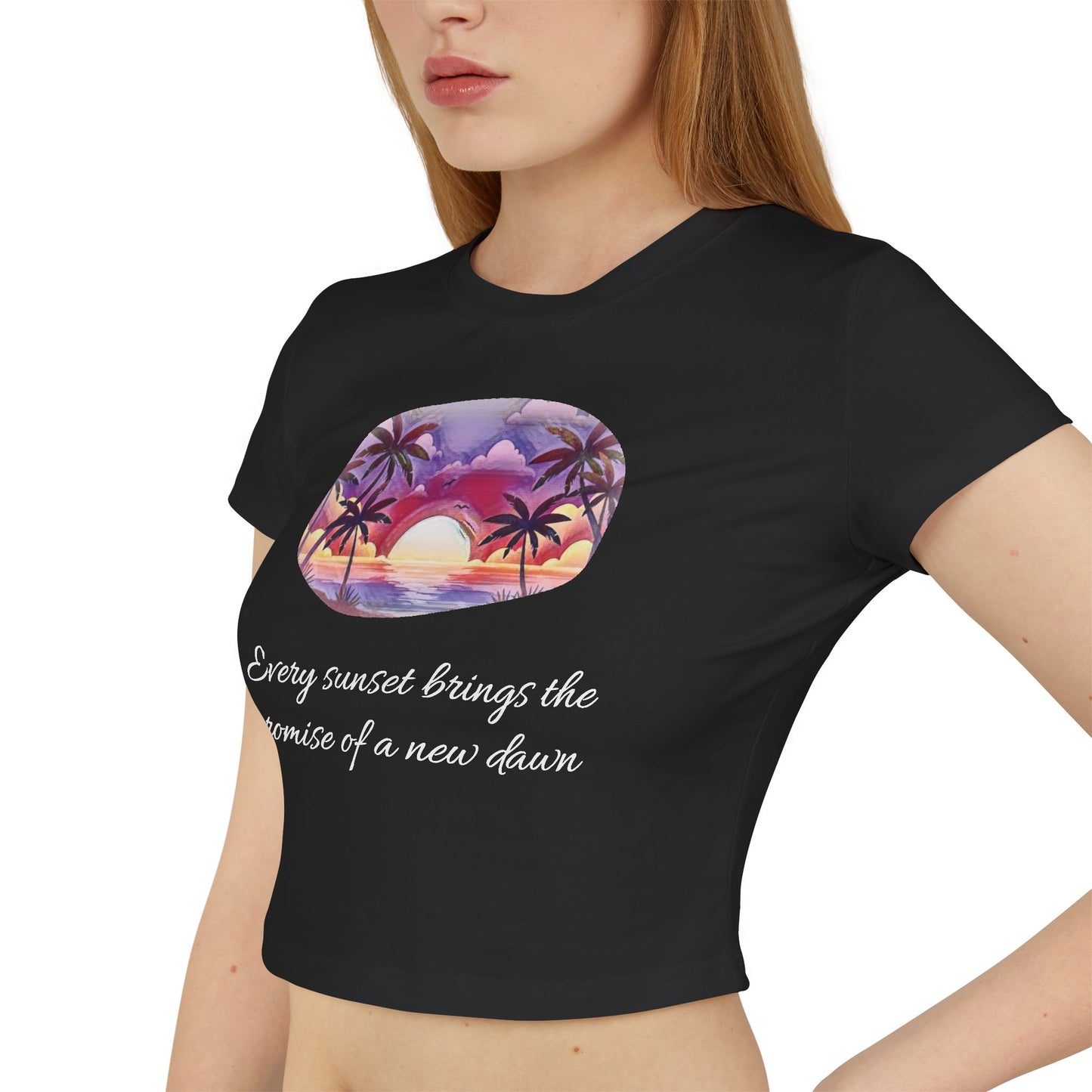 Sunset Quote Baby Tee