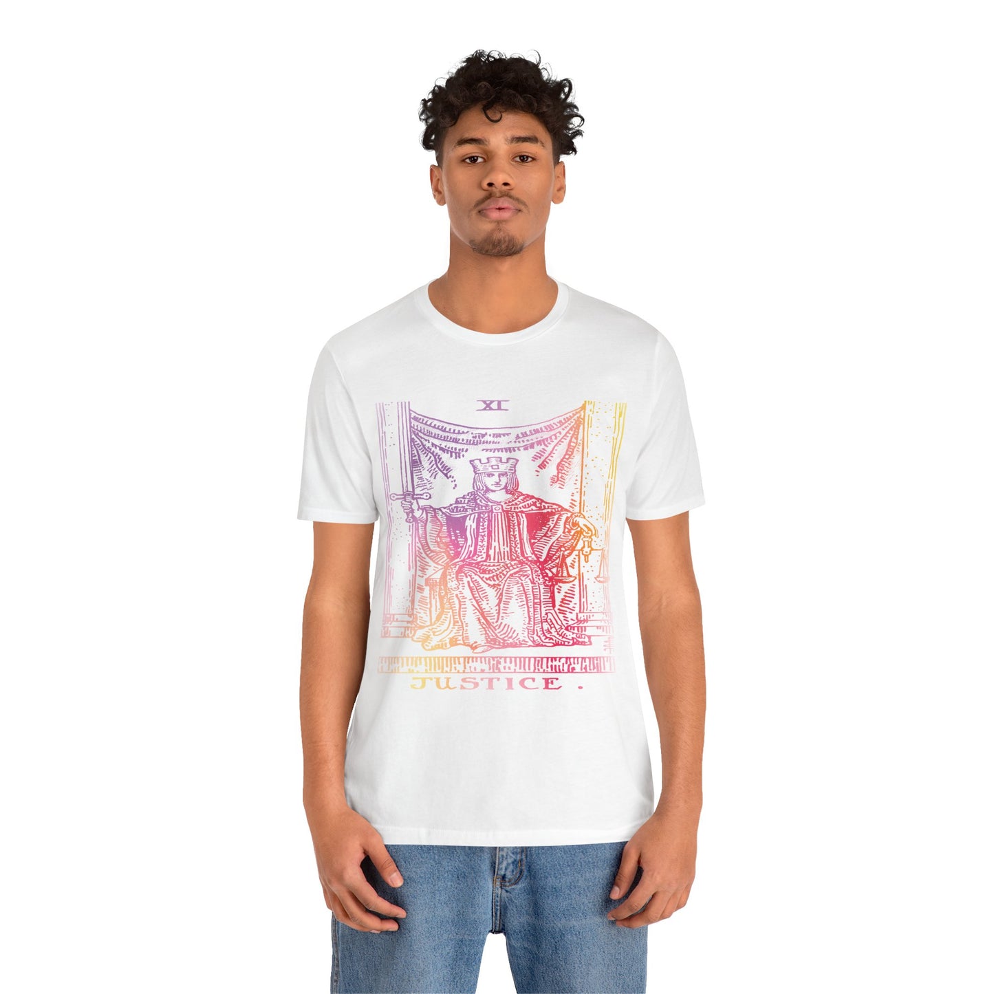 Justice Tarot Card T-Shirt