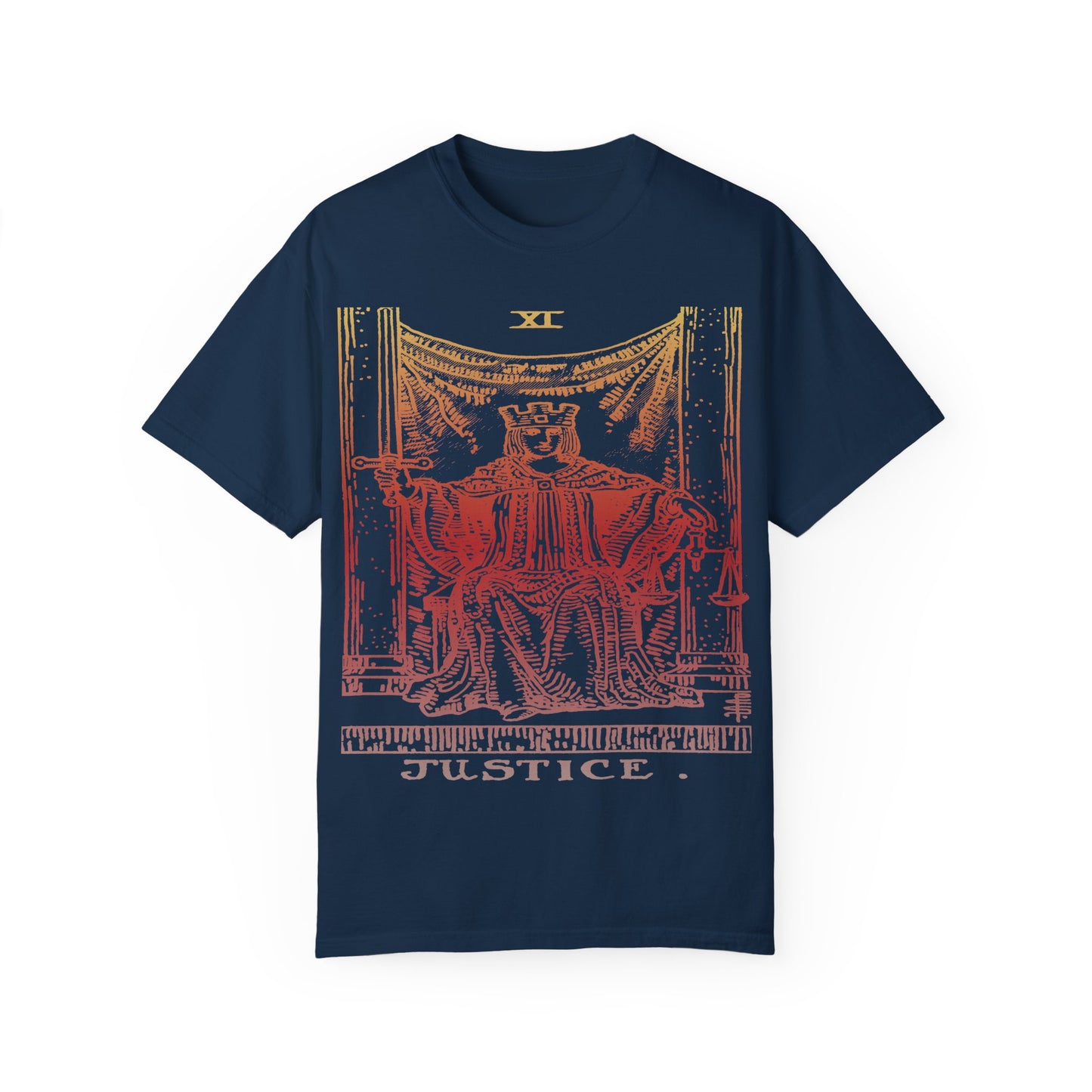 Justice Tarot Card T-Shirt