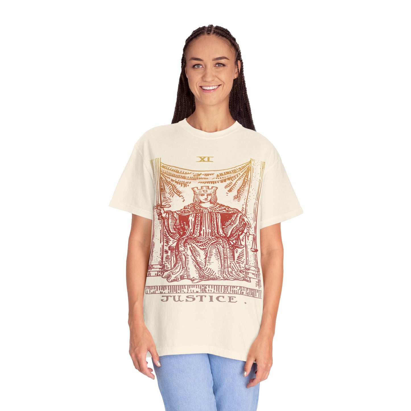 Justice Tarot Card T-Shirt