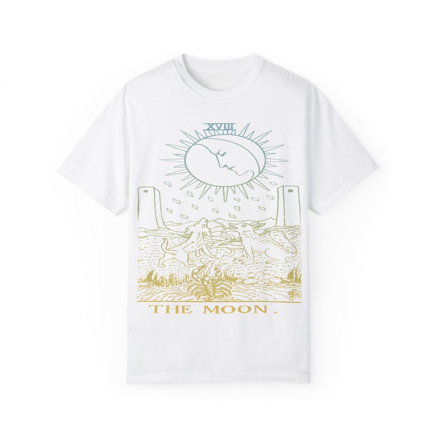 The Moon Tarot Card T-Shirt