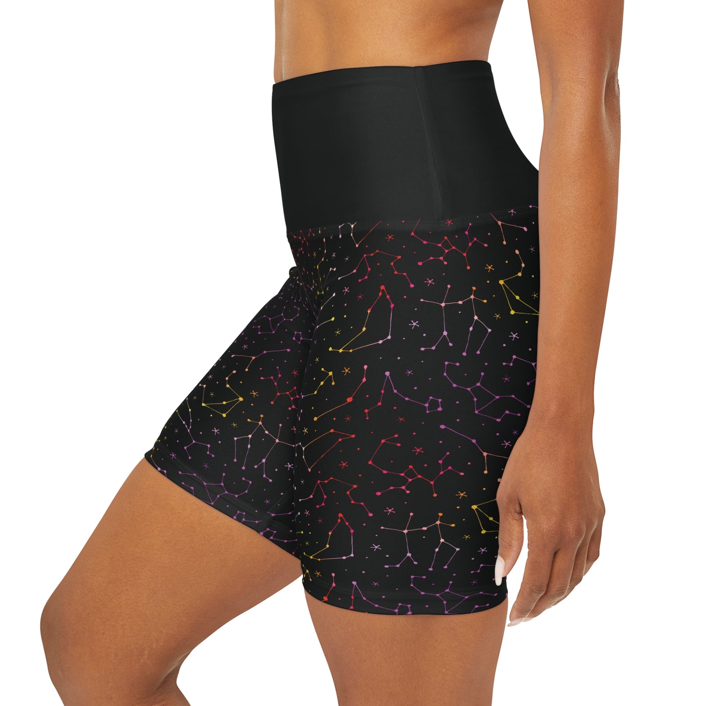 Zodiac High Waisted Yoga Shorts