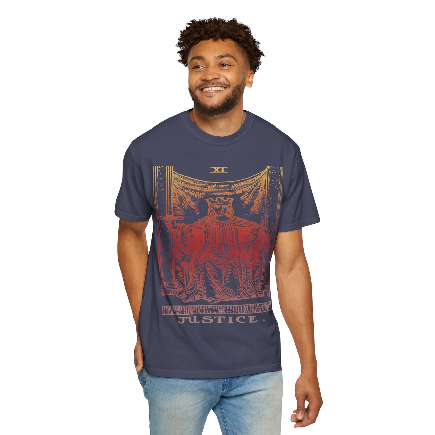 Justice Tarot Card T-Shirt