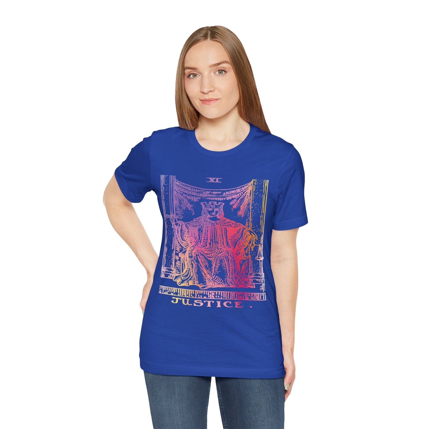 Justice Tarot Card T-Shirt