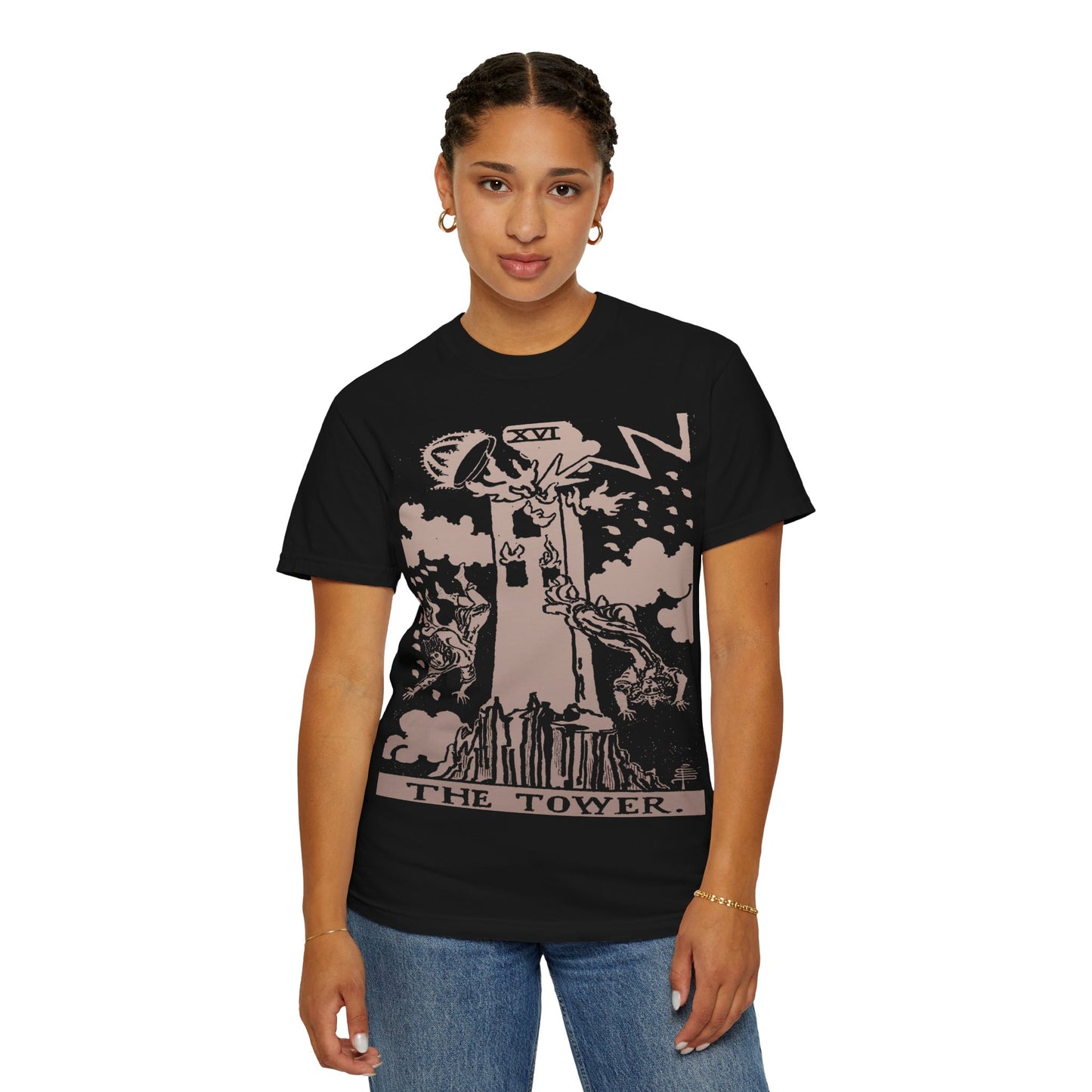 The Tower Tarot Card T-Shirt