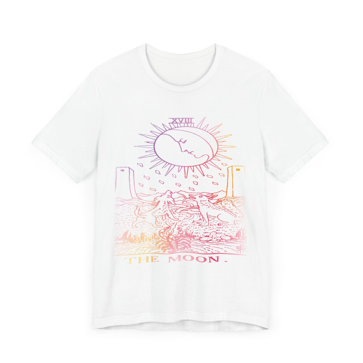 The Moon Tarot Card T-Shirt