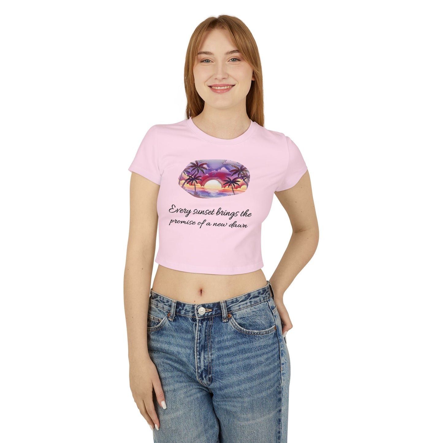 Sunset Quote Baby Tee