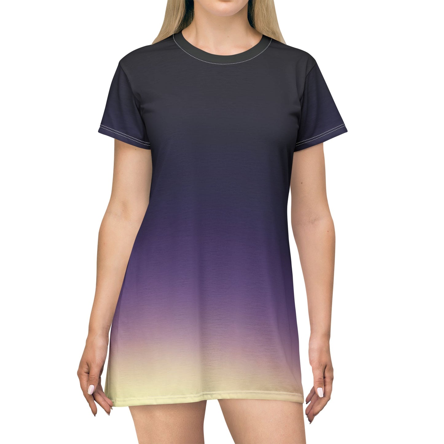 Midnight Moonrise T-Shirt Dress