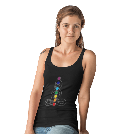 Seven Chakras Meditation & Yoga Women's Racerback Tank