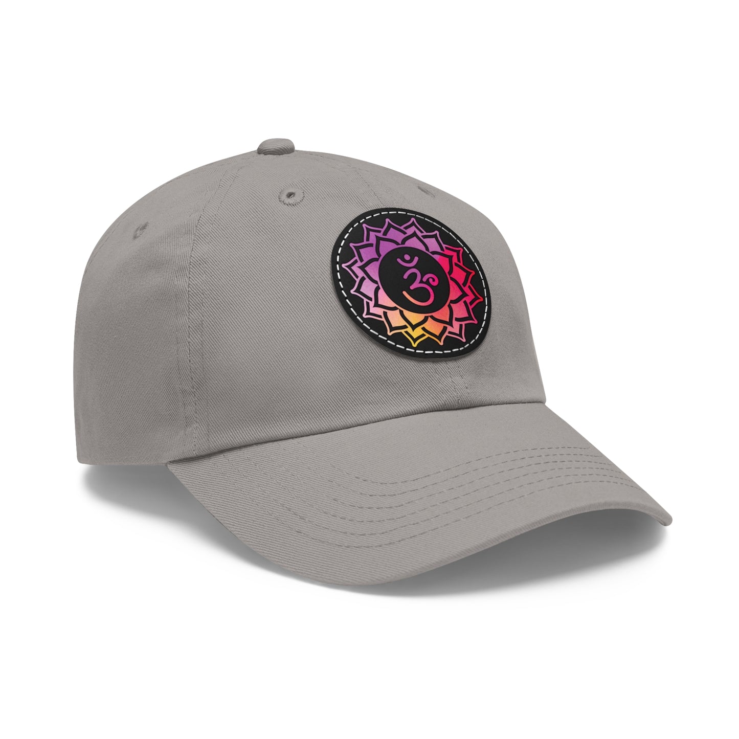 Crown Chakra Cap with Leather Patch