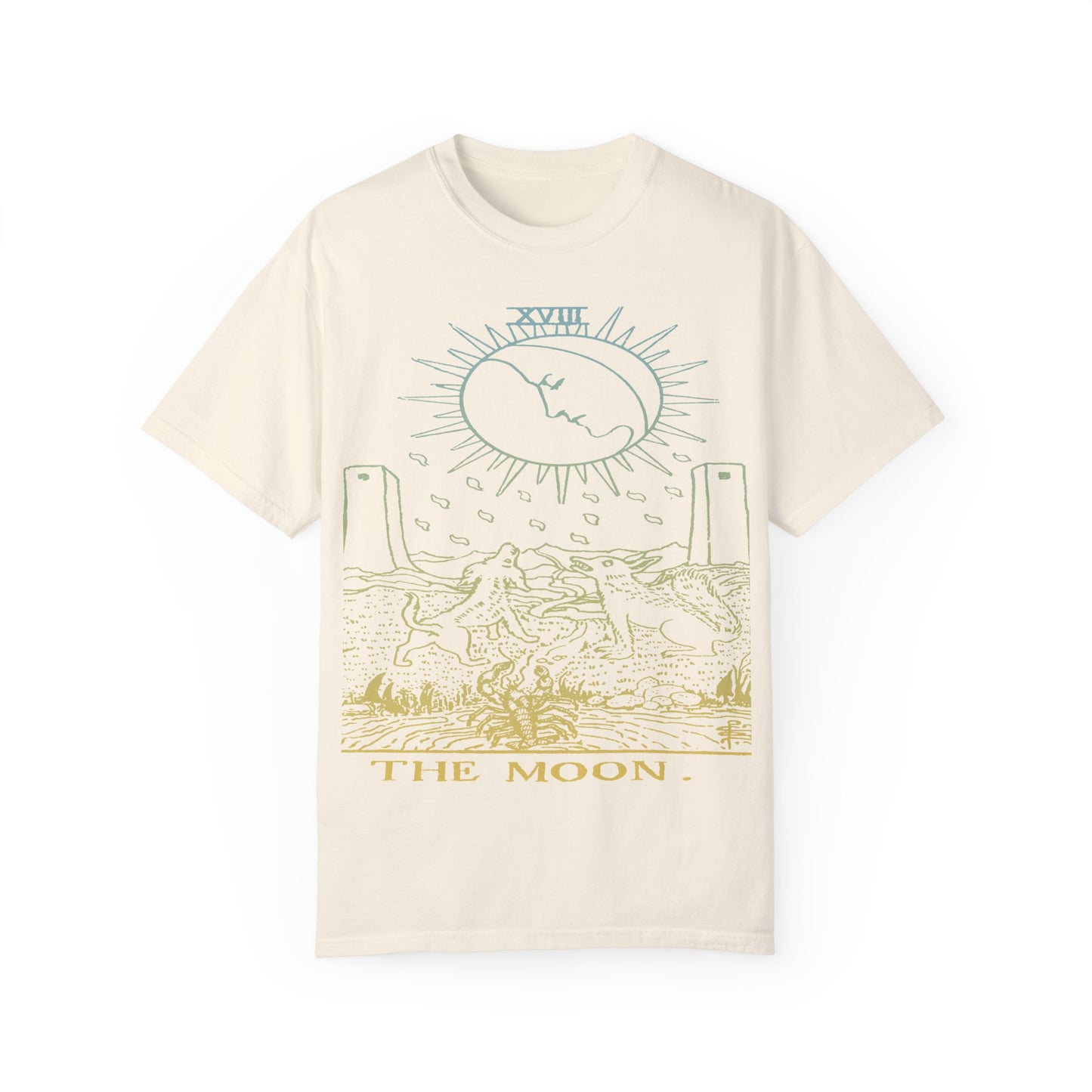 The Moon Tarot Card T-Shirt