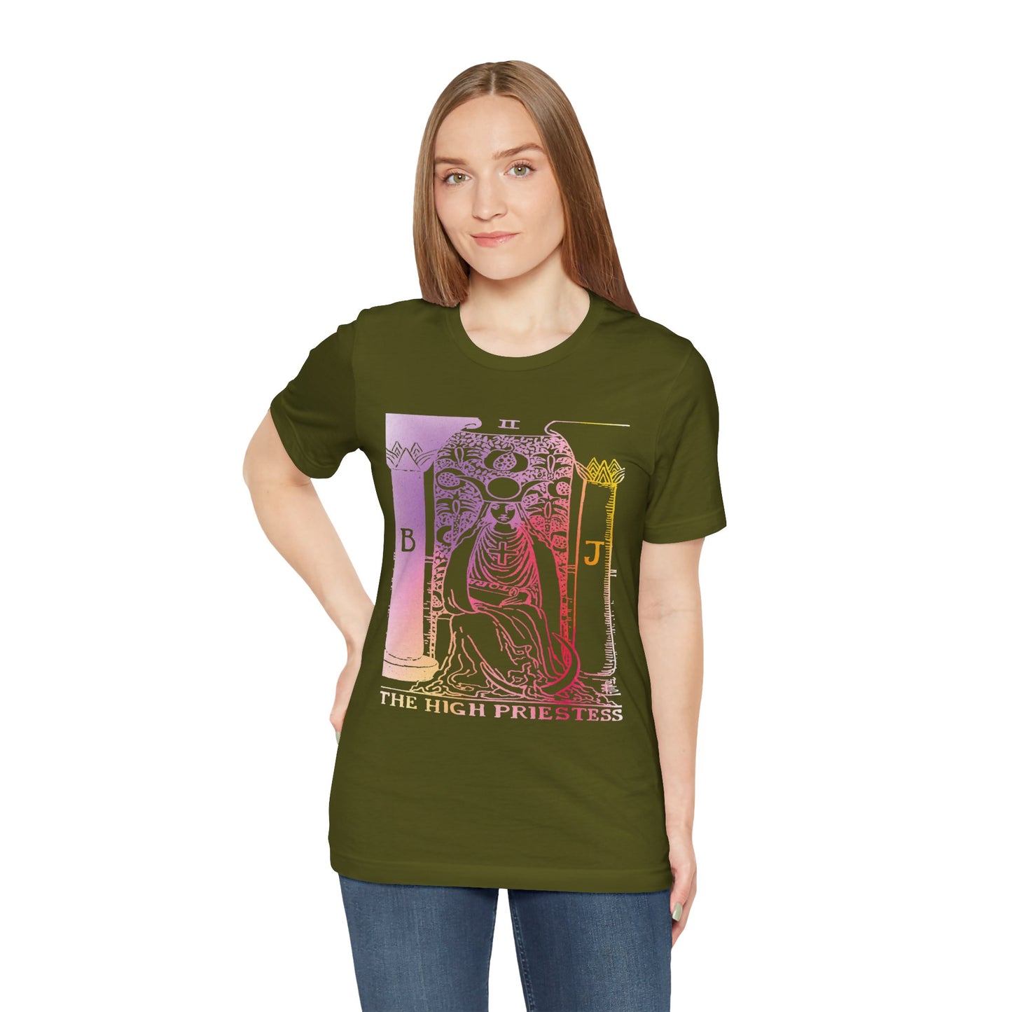 The High Priestess Tarot Card T-Shirt