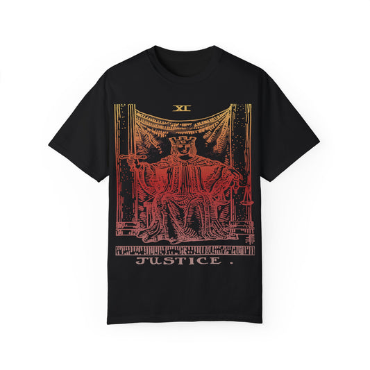 Justice Tarot Card T-Shirt