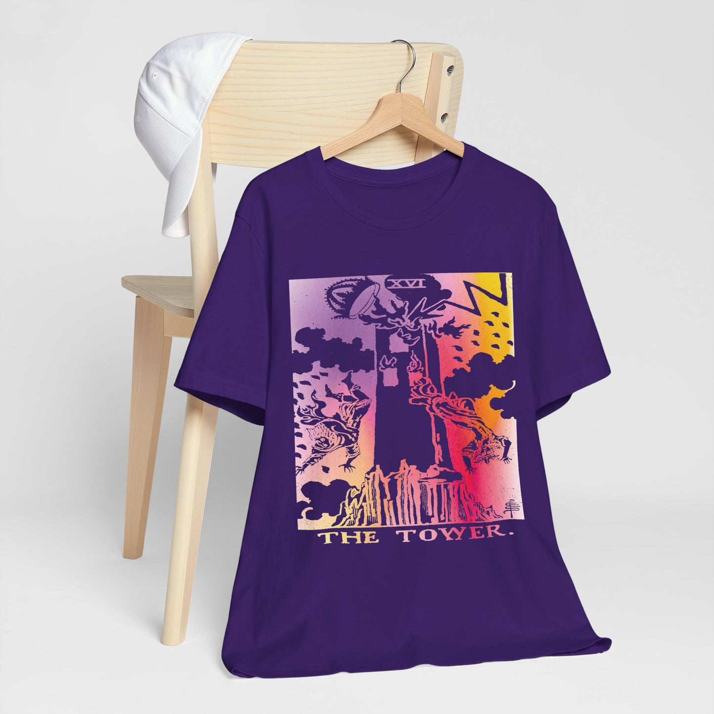 The Tower Tarot Card T-Shirt