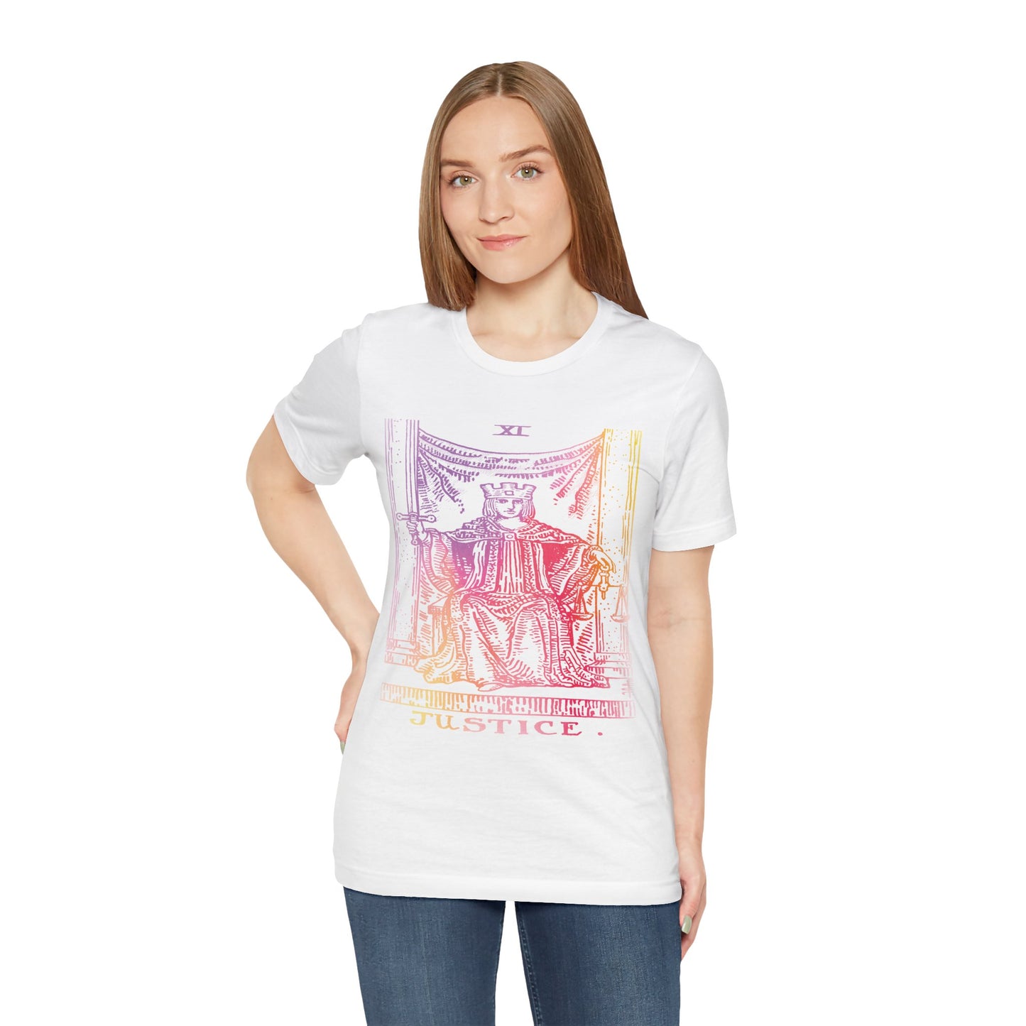 Justice Tarot Card T-Shirt