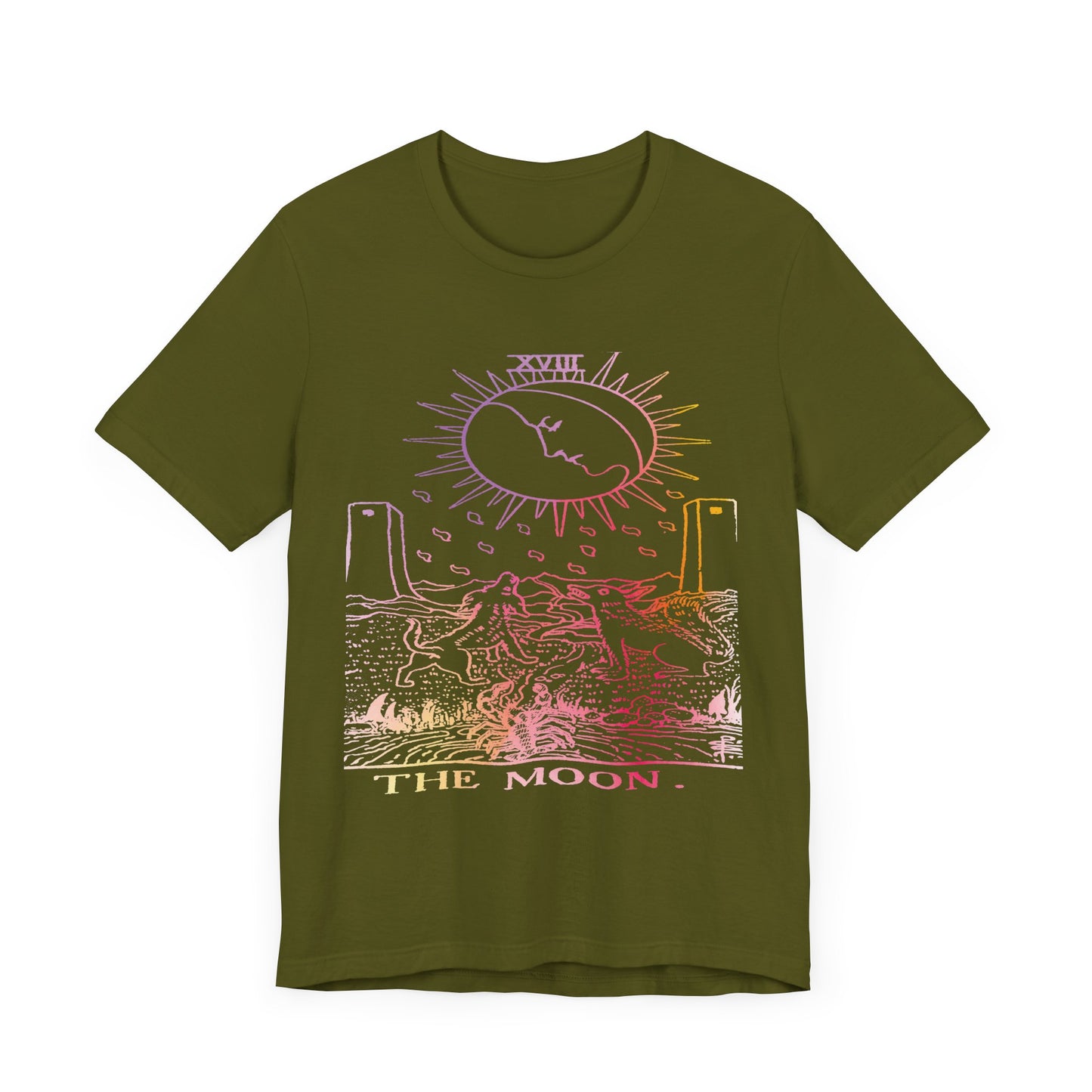 The Moon Tarot Card T-Shirt