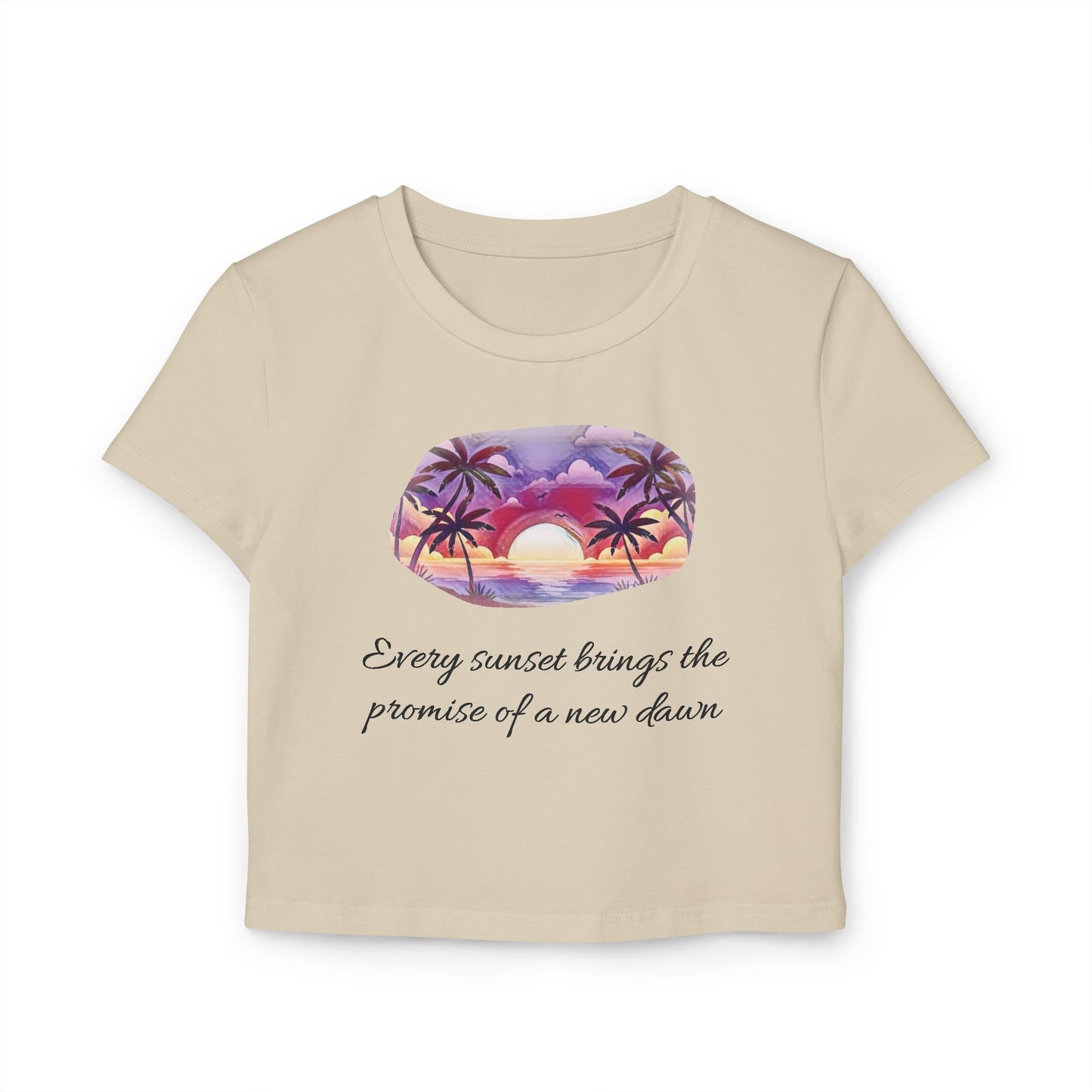 Sunset Quote Baby Tee